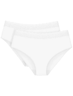 Dámské kalhotky Feel of Modal Midi 2P - WHITE - bílé 0003 - TRIUMPH