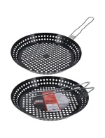 GRILOVACÍ PÁNEV SE SKLOPNOU NEPŘILNAVOU RUKOJETÍ ČERNÁ