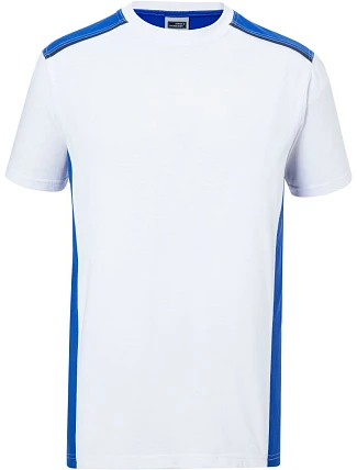Daiber JN 860 Pánské pracovní tričko - Color 02.0860 white/royal Daiber JN 860 Pánské pracovní tričko - Color 02.0860 white/royal