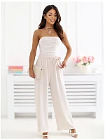 Kalhoty CS SP XYS3649.95 světle béžové