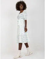 Dámské šaty LK SK 508964 bílé a modré