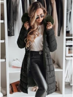 Dámská zimní bunda parka TRENDNEL oboustranná s kapucí černá FashionStreet TY5023