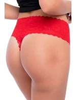 Dámská tanga Bellie red maxi - JULIMEX
