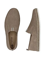 Pánské kožené mokasíny hnědé ažurové pohodlné Rieker B5286-25