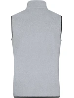 Daiber JN 1310 Pánská fleecová vesta 02.1310 light melange/black