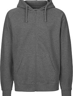 Neutral O 63301 Pánská mikina s kapucí z bio bavlny 77.6331 dark heather