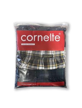 Cornette Comfort 3-pack 945/03 barva: tmavě modrá/vzor