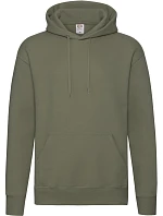 Fruit of the Loom Premium Hooded Sweat Pánská mikina s kapucí 16.2152 classic olive Fruit of the Loom Premium Hooded Sweat Pánská mikina s kapucí 16.2152 classic olive