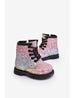 Dětské Brokatové Botky Oceněné Suwakiem Multikolor Saussa