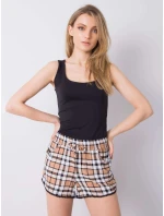 Šortky D73770M61531KB světle hnědé Šortky D73770M61531KB světle hnědé