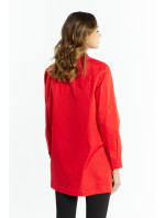 Monnari Halenky Dámská košile nadměrné velikosti Červená