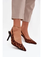 Dámské lodičky na jehlovém podpatku – leopardí vzor Phelia Dámské lodičky na jehlovém podpatku – leopardí vzor Phelia