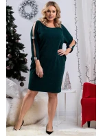 Dámské šaty U663 zelené - Karko Dámské šaty U663 zelené - Karko