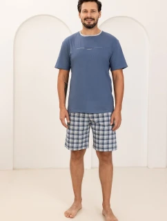 Pánské pyžamo Regina 502 v plné délce 2XL