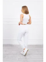 Bílý top+kalhoty