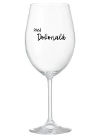 PANÍ DOKONALÁ - čirá sklenice na víno 350 ml PANÍ DOKONALÁ - čirá sklenice na víno 350 ml