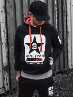 FashionStreet černá pánská tepláková souprava AX0657 FashionStreet černá pánská tepláková souprava AX0657