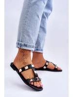 Dámské pantofle s velkými cvočky Černá Mercure Dámské pantofle s velkými cvočky Černá Mercure