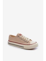 Nízké dámské tenisky Big Star NN274272 béžové