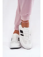Dámské Tenisky Z Eko Semiše Bílé Marinils