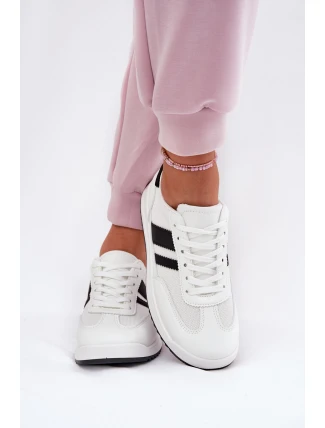 Dámské Tenisky Z Eko Semiše Bílé Marinils