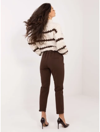 Kalhoty IT SP FL7690.64 tmavě hnědé