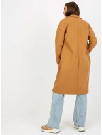 Dámský kabát TW EN BI 7298 1.15 velbloudí