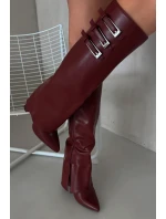 Kozačky na podpatku  model 216787 Step in style