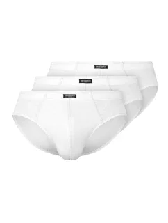 Pánské slipy 1446 Basic 3 pack white - HENDERSON