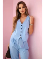 Set vesta + kalhoty modrý