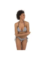 Dámský spodní díl plavek B8207 modro-bílý - Selmark