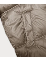 Dámská bunda bomber béžová S'west (B8190-12)