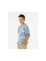 Chlapecké tričko RIP CURL Pacific Rinse Fin Tee-Boy, modré, dětské Chlapecké tričko RIP CURL Pacific Rinse Fin Tee-Boy, modré, dětské