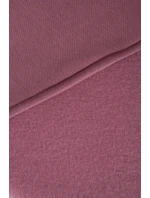 Krátká mikina na zip tmavě růžová