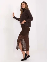 Sukně MI SD 122436.60 hnědá