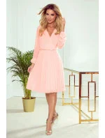 Dámské šaty 313-2 Světle růžová - Numoco Dámské šaty 313-2 Světle růžová - Numoco