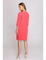 Dámské šaty S394 Korálová - Stylove