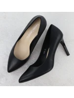 Černé lodičky na jehlovém podpatku Sergio Leone 1339