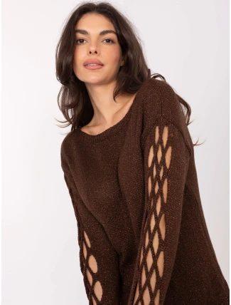Jumper MI SW 1606.96 tmavě hnědý