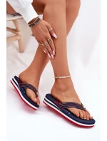 Dámské žabky na klínku Big Star – tmavě modré