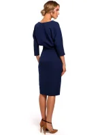 Dámské šaty M464 Navy Blue - Moe Dámské šaty M464 Navy Blue - Moe