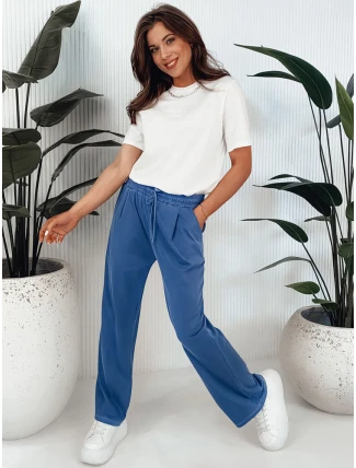 Dámské kalhoty s širokými nohavicemi ASTERS navy blue FashionStreet UY2034