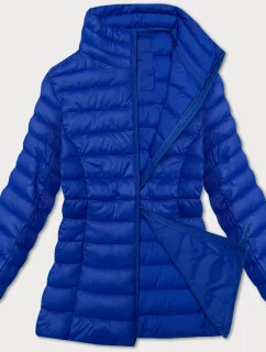 Lehká modrá dámská prošívaná bunda (5M706-184)