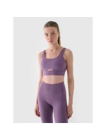 Podprsenka na jógu a pilates s nízkou výztuží 4F 4FWAW24USBAF144-50S