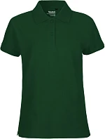 Neutral O 22980 Dámské piqué polo z bio bavlny 77.2280 bottle green