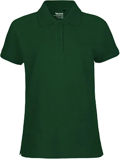 Neutral O 22980 Dámské piqué polo z bio bavlny 77.2280 bottle green