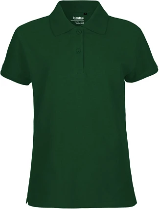 Neutral O 22980 Dámské piqué polo z bio bavlny 77.2280 bottle green