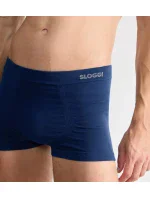 Pánské boxerky GO Smooth Hipster 2P - UNKNOWN - tm. modré 6722 - SLOGGI