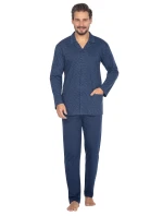 Pyžamo Regina 463 dlouhé/r 2XL-3XL L24 pánské rozepínací Pyžamo Regina 463 dlouhé/r 2XL-3XL L24 pánské rozepínací