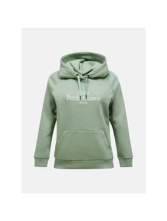 Dámská mikina PEAK PERFORMANCE W Original Hood, zelená